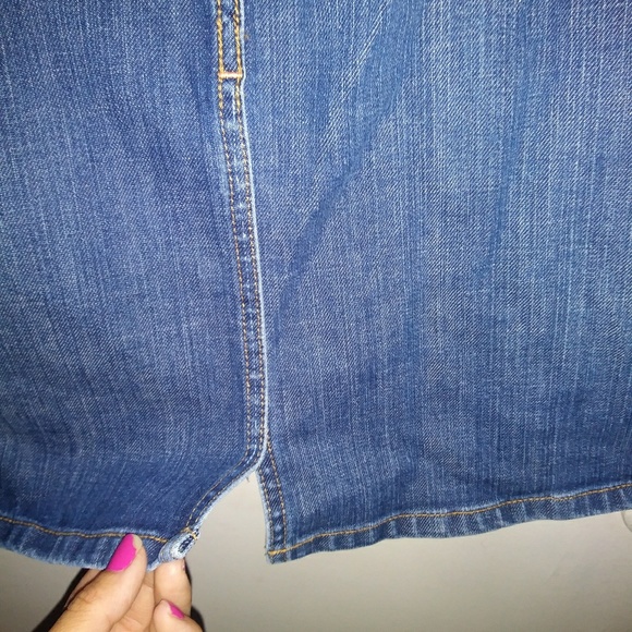 Midi Denim Gap Skirt - Picture 4 of 5